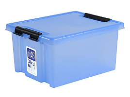 Контейнер Rox Box HOME 36л прозрачно-голубой