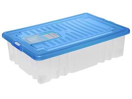 Контейнер пластиковый Darel Box 36 л голубой