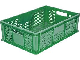 Ящик для овощей TR 706.01 перфорированный, зеленый