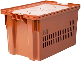 Ящик Safe Pro 604-1 SP перфорированный, морозостойкий, оранжевый
