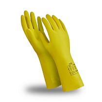 Перчатки хозяйственные желтые