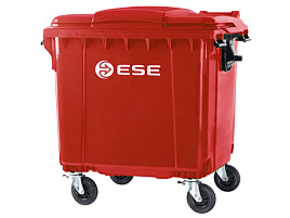 Мусорный контейнер ESE 1100 красный